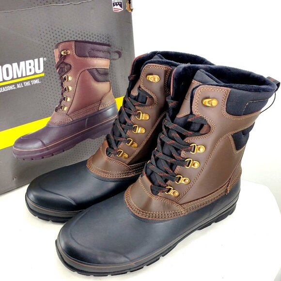 Khombu 8 Duck Boot Men Outdoor Waterproof Work Utility Winter Mid-calf Snow Shoe - Picture 3 of 14